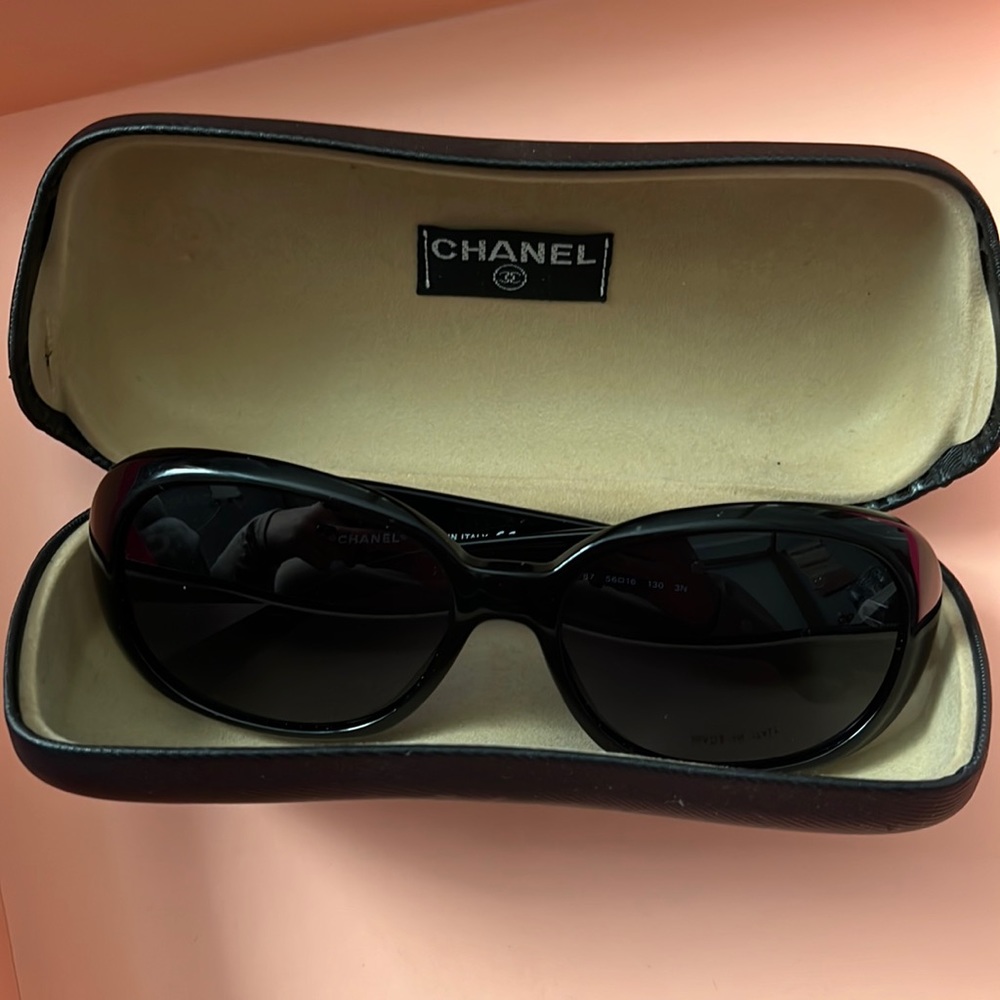 Chanel sunglasses with case